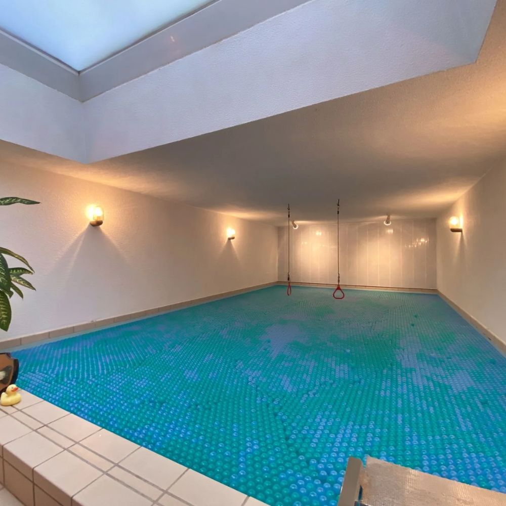 Schwimmbad Abdeckung Kugeln Alternative