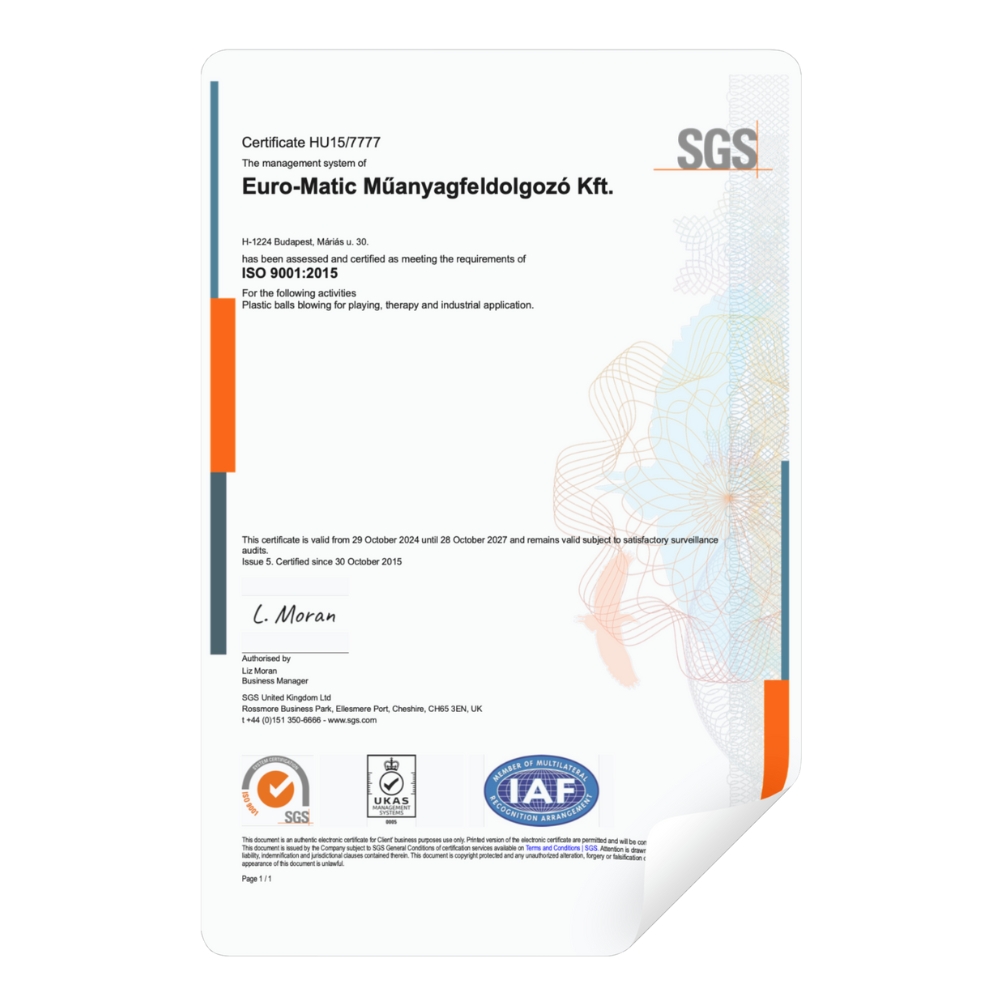 Iso Zertifikat Euro-matic